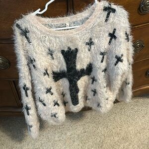 awesome RAGA super soft size M Rocker Cross sweater. It's super comfy  stylish!